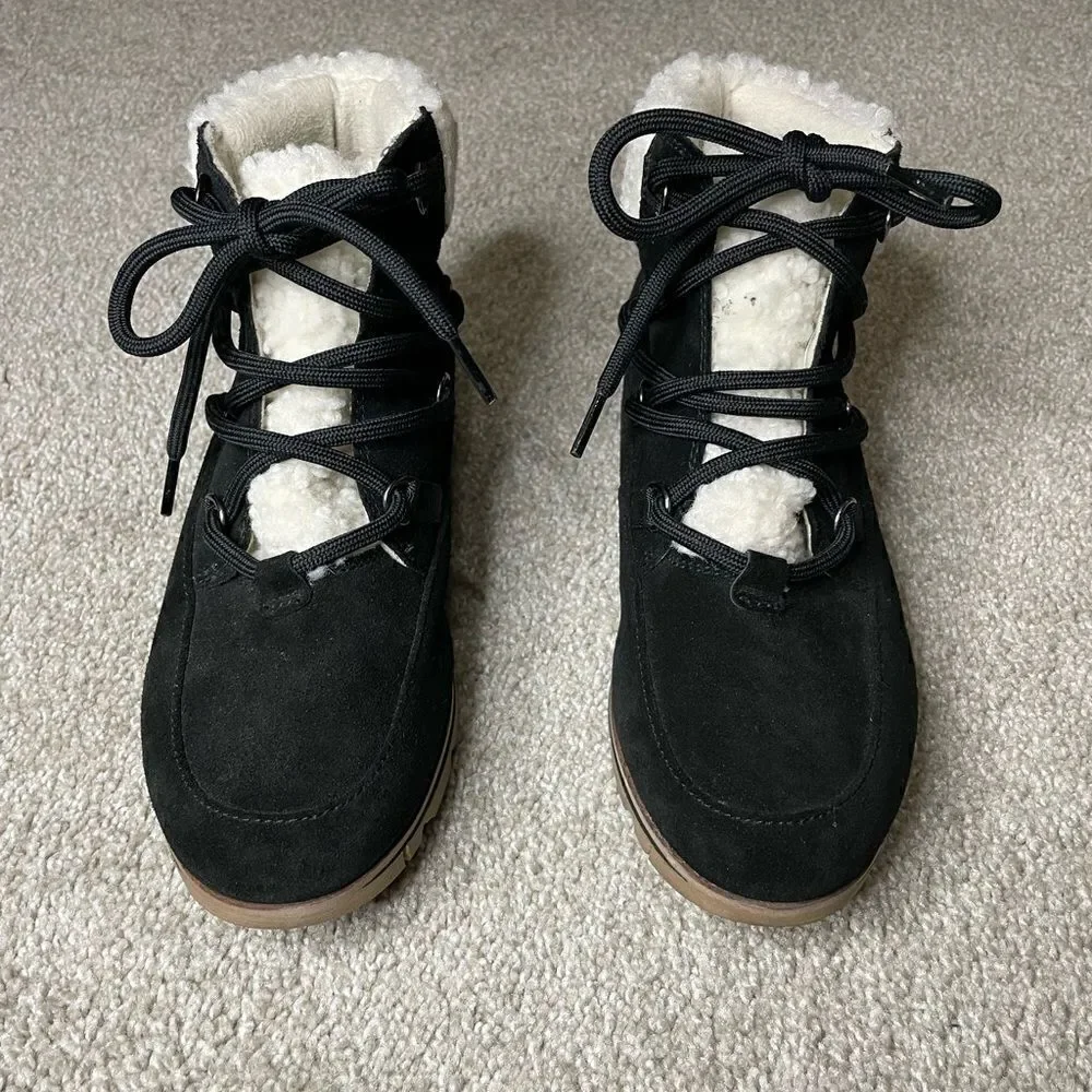 Sorel Harlow Lace Cozy Shearling Boot